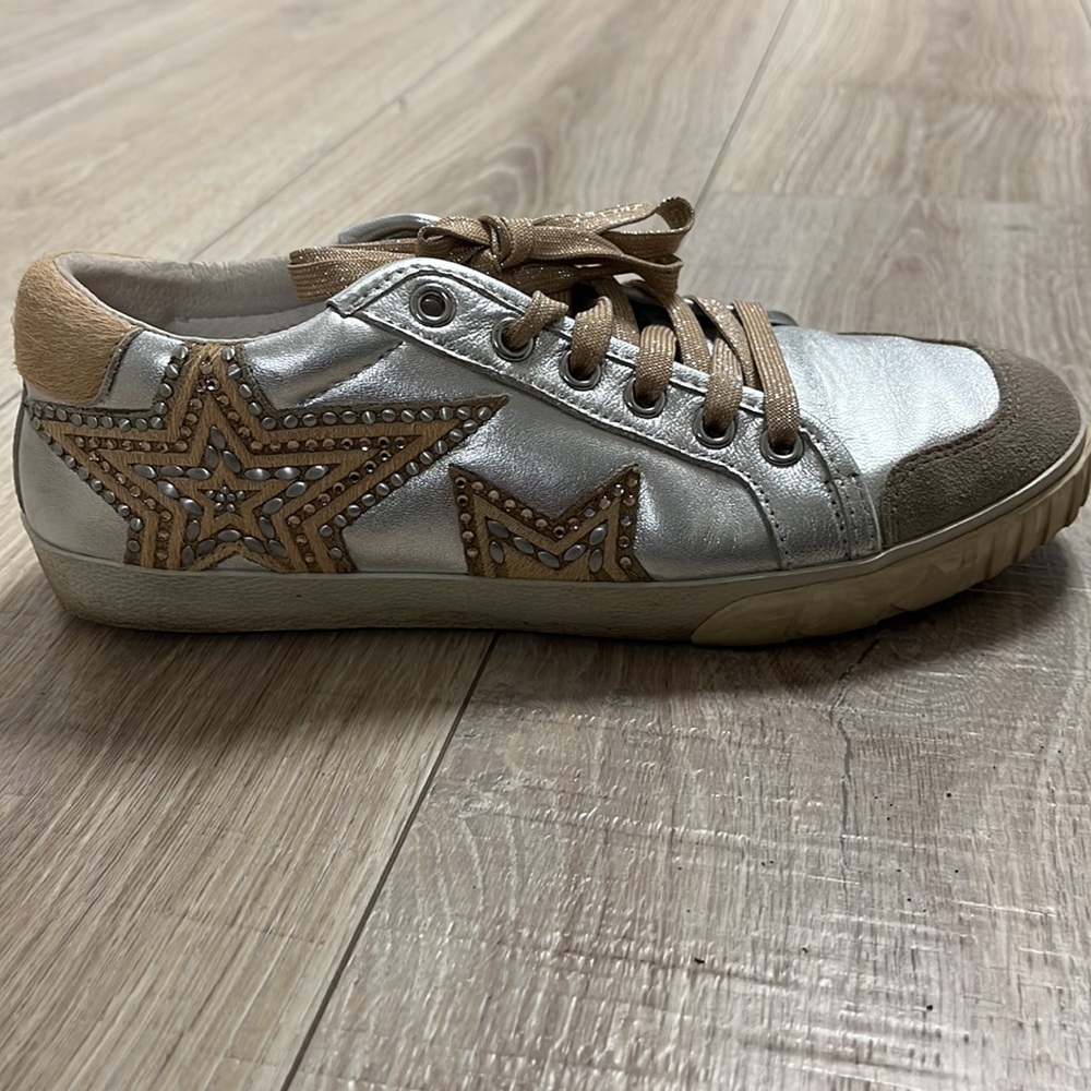 Ash Sneakers- silver metallic